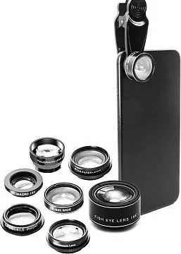 Набор объективов для смартфона Levenhuk Lens S7, изображение 1