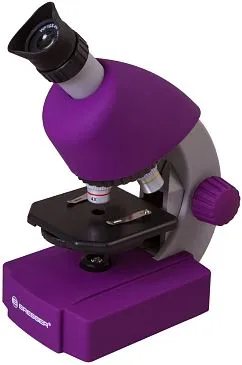 Микроскоп Bresser Junior 40x-640x, фиолетовый (выставочный образец)