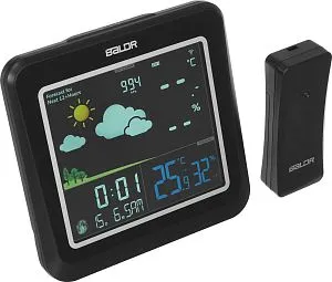 Метеостанция BALDR B0336WST2H2P, черная, изображение 1