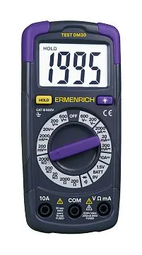 Цифровой мультиметр Ermenrich Test DM30, изображение 1