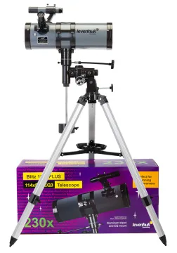 Телескоп Levenhuk Blitz 114s PLUS, изображение 2