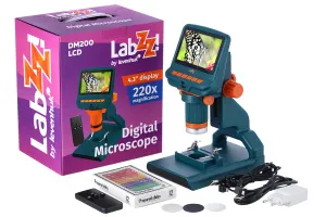 Микроскоп цифровой Levenhuk LabZZ DM200 LCD, изображение 2