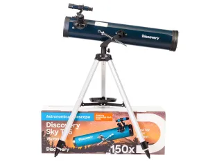 Телескоп Levenhuk Discovery Sky T76 с книгой, изображение 2