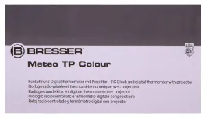 Метеостанция проекционная Bresser с цветным дисплеем, черная, изображение 16