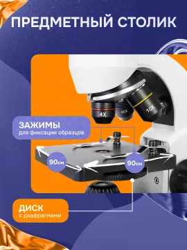 Микроскоп Levenhuk Rainbow D50L PLUS, 2 Мпикс, Moonstone\Лунный камень, изображение 28