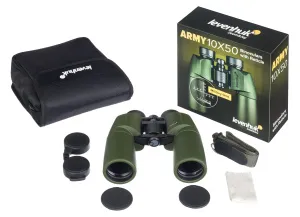 Бинокль Levenhuk Army 10x50 с сеткой, изображение 5