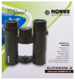 Бинокль Konus Supreme-2 8x26 WA, изображение 12