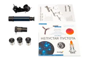 Телескоп Levenhuk Discovery Sky T76 с книгой, изображение 3