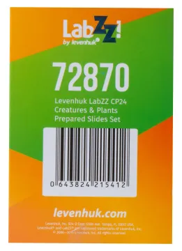 Набор микропрепаратов Levenhuk LabZZ CP24, существа и растения, изображение 16
