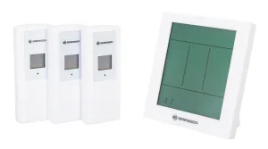 Метеостанция Bresser Temeo Hygro Quadro Prestige с тремя датчиками, серая, изображение 19