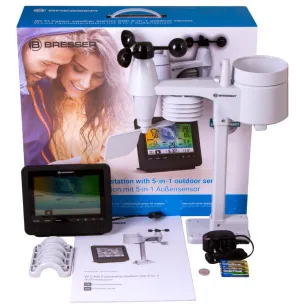 Метеостанция Bresser «5 в 1» Wi-Fi с цветным дисплеем, изображение 2