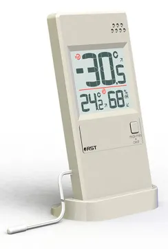Термогигрометр цифровой RST 01595 с внешним датчиком, оконный, изображение 2