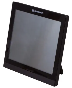 Метеостанция (настенные часы) Bresser TemeoTrend JC LCD с радиоуправлением, черная, изображение 4