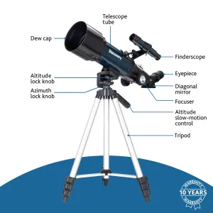Телескоп Levenhuk Discovery Sky Trip ST70 с книгой, изображение 17