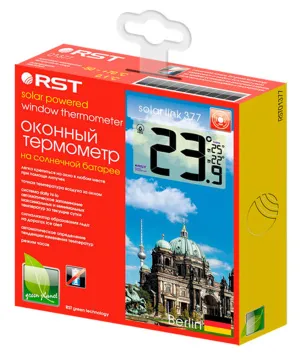 Термометр цифровой RST 01377 с солнечной батареей, оконный, изображение 4