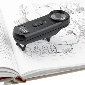 Лупа складная Veber 10х, 30 мм, с подсветкой (600113), изображение 4