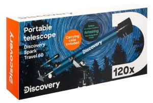 Телескоп Levenhuk Discovery Spark Travel 60 с книгой, изображение 3
