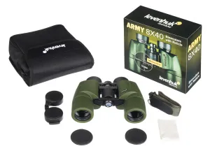 Бинокль Levenhuk Army 8x40 с сеткой, изображение 5